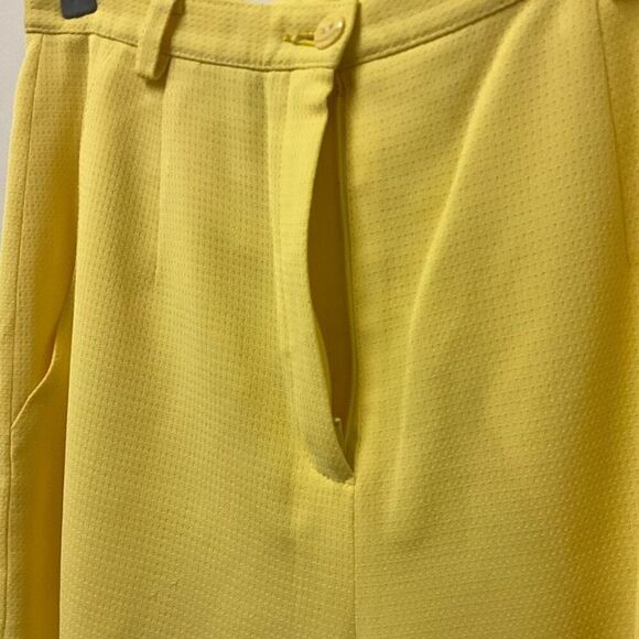 Vintage 80s Vanex by Paris Women’s Medium Yellow Bermuda Shorts - Picture 5 of 10